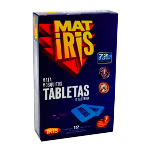 MATA MOSQUITO MATIRIS 12TABLETAS
