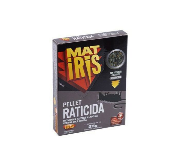 RATICIDA MATIRIS 25GR PELLET