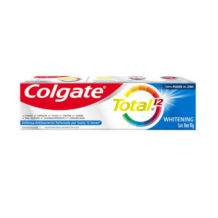 CREMA DENTAL COLGATE 90GR TOTAL 12 WHITENING