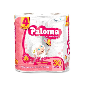 PAPEL HIGIENICO PALOMA 4X30 PERFUMADO
