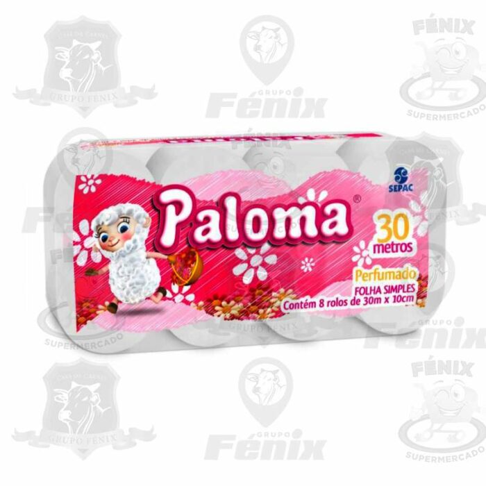 PAPEL HIGIENICO PALOMA 8X30 PERFUMADO