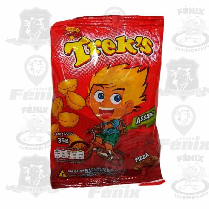 SALGADO TREKS PIZZA ROJO 35GR