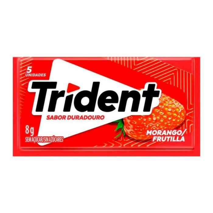 CHICLE TRIDENT MORANGO 8GR