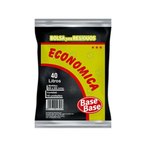 BOLSA PARA BASURA 40L BASE BASE