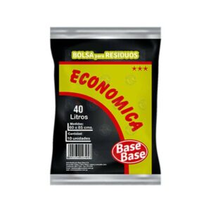 BOLSA PARA BASURA 40L BASE BASE