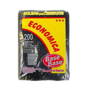 BOLSA PARA BASURA 200L BASE BASE