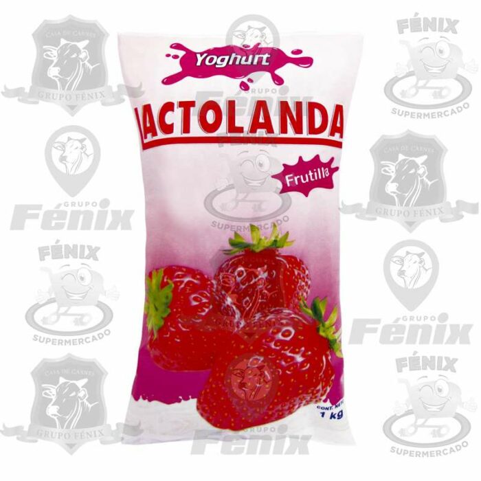 LACTOLANDA YOGHURT 1L FRUTILLA