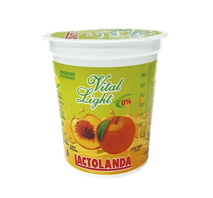 YOGHURT VITAL LIGHT LACTOLANDA DURAZNO 350ML