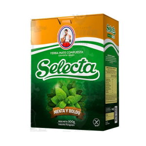 YERBA MATE SELECTA MENTA Y BOLDO 500GR