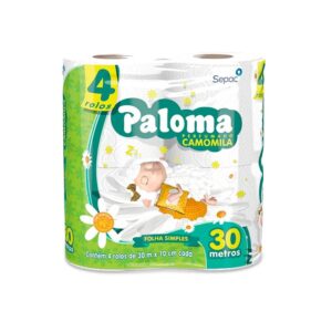 PAPEL HIGIENICO PALOMA 4X30 CAMOMILA