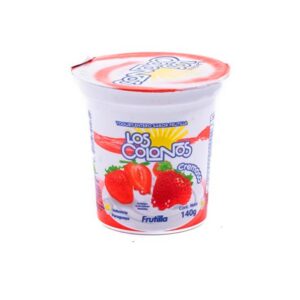 YOGHURT LOS COLONOS FRUTILLA 140ML
