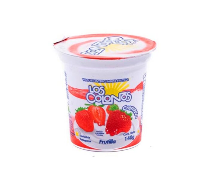 YOGHURT LOS COLONOS FRUTILLA 140ML