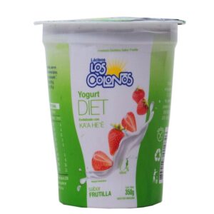 LOS COLONOS YOGHURT DIETET FRUTILLA 350ML