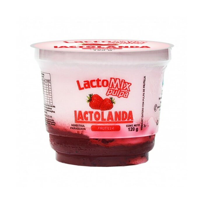 YOGHURT LACTOLANDA LACTO MIX FRUTILLA 120GR