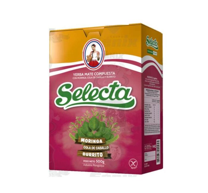 YERBA MATE SELECTA MORINGA 500GR