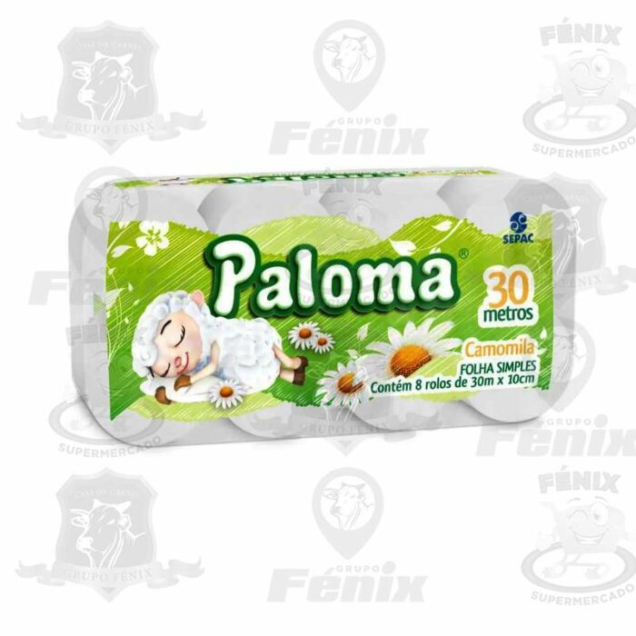 PAPEL HIGIENICO PALOMA PERFUMADO CAMOMILA X 8