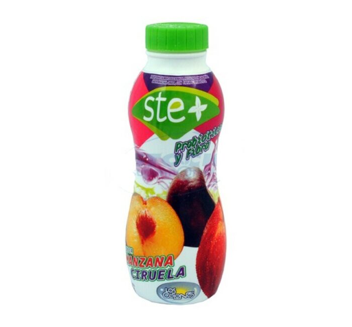 YOGHURT STE+ LOS COLONOS MANZANA Y CIRUELA 800GR