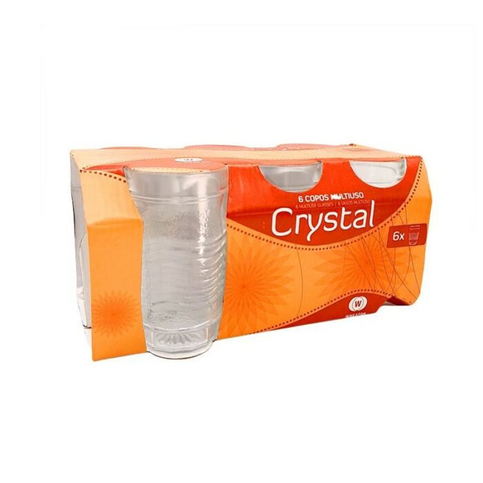 VASOS 6X6 CRYSTAL WEATHON