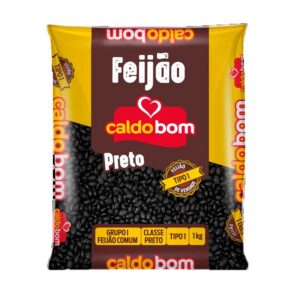 POROTO (FEIJAO) NEGRO CALDO BOM 1KG