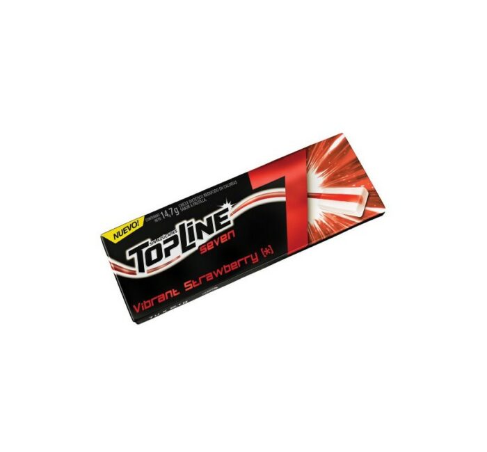 CHICLE TOPLINE SEVEN FRUTILLA