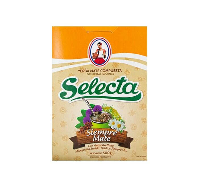YERBA MATE SELECTA 250GR SIEMPRE MATE