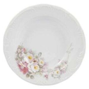 PLATO HONDO PORCELANA DECORADO