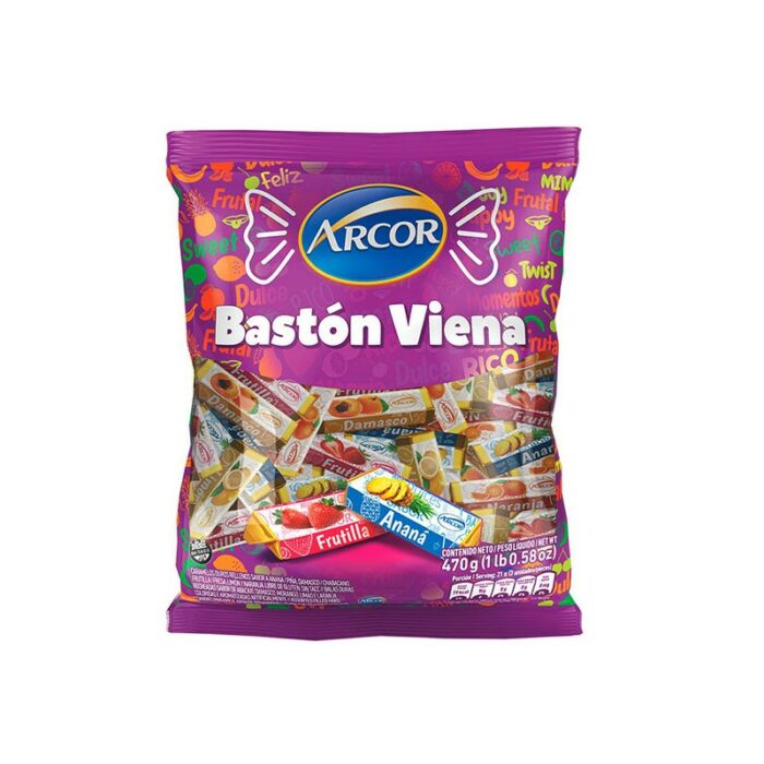CARAMELO ARCOR BASTON VIENA 470G