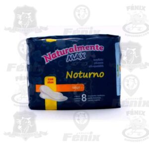 TOALLAS FEMENINAS NATURALMENTE MAX NOCTURNO