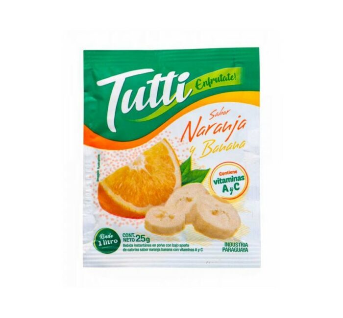 JUGO TUTTI NARANJA BANANA 25GR