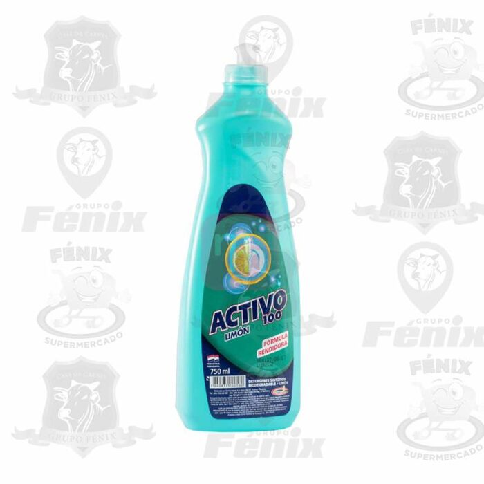 DETERGENTE ACTIVO LIMON 750ML