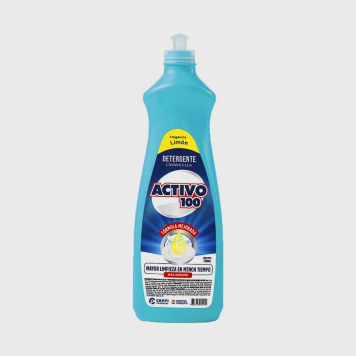 DETERGENTE ACTIVO LIMON 750ML