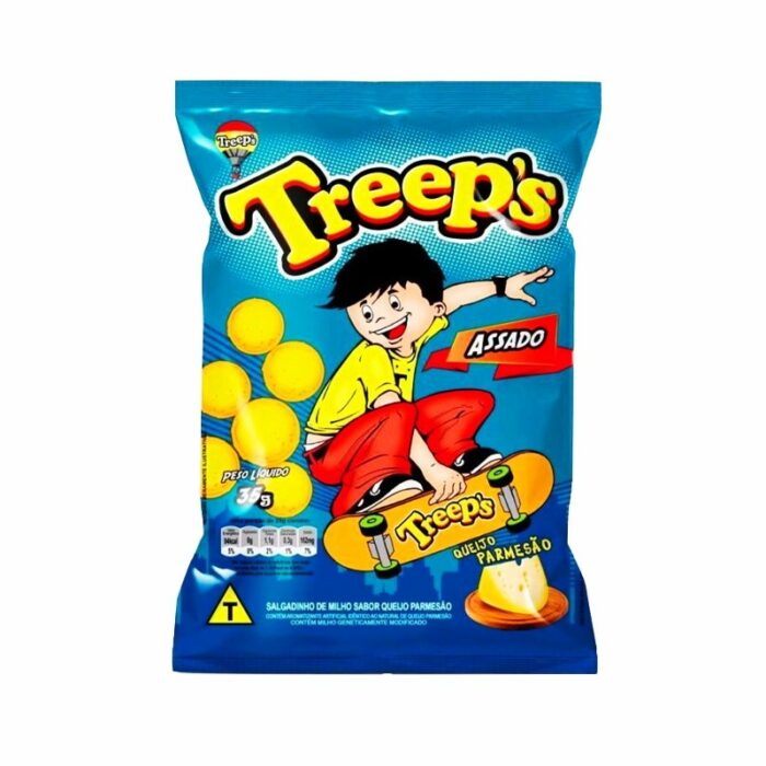 PIPOCA TREEPS QUESO PARMESANO 35GR