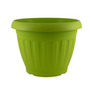 FLORERO VERDE DE PLASTICO