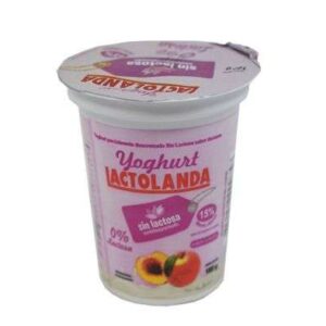 YOGHURT SIN LAC. LACTOLANDA 180G DURAZNO