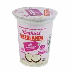 YOGHURT SIN LAC. LACTOLANDA 180G COCO
