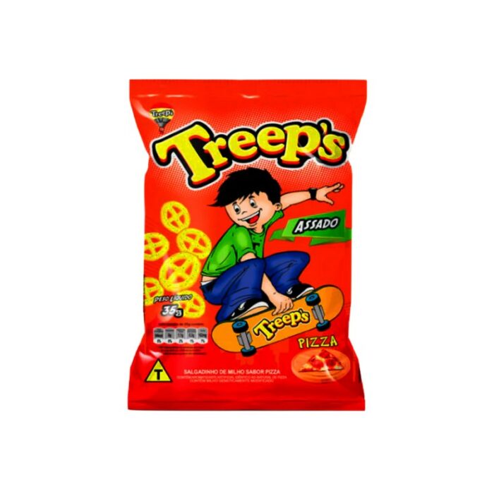 PIPOCA TREEKS SABOR PIZZA 35G