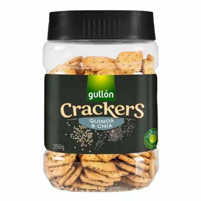 GULLON MINI CRACKERS QUINOA Y CHIA 250G