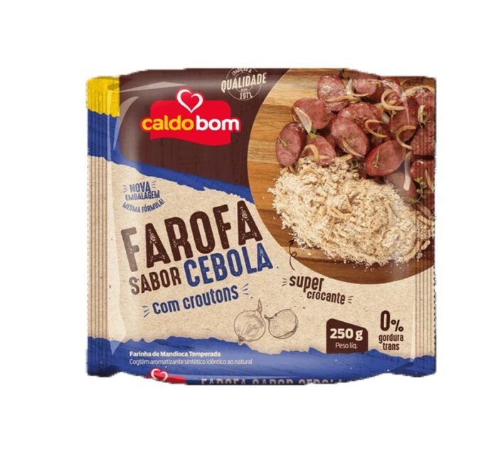 FAROFA CALDO BOM SABOR CEBOLLA C/CROUTO 250G