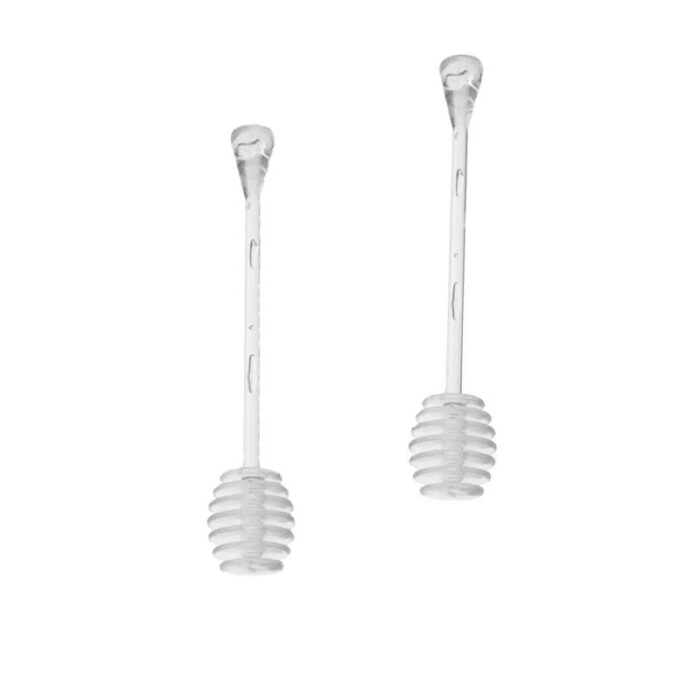 CUCHARA PARA MIEL DE ACRILICO 2PZS