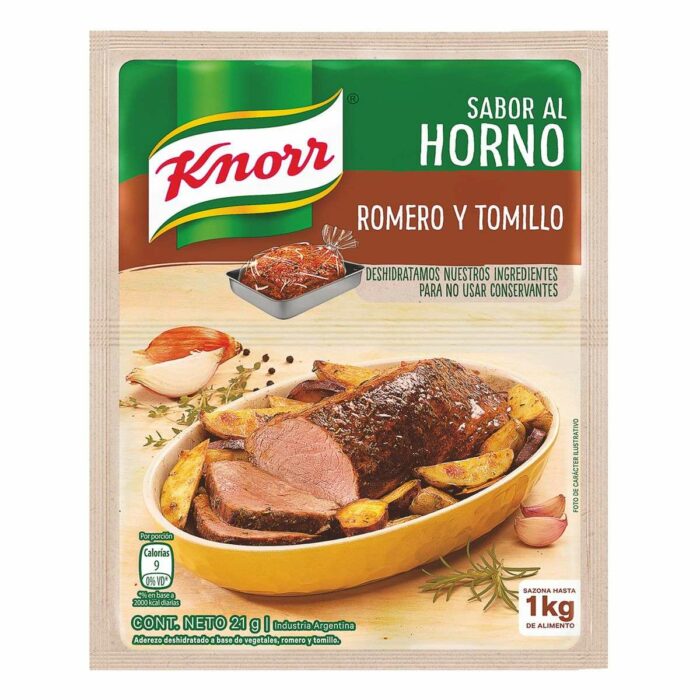 CONDIMENTO SABOR AL HORNO ROMERO KNORR 21G