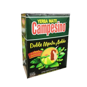 YERBA CAMPESINO DOBLE BOLDO MENTA 500GR