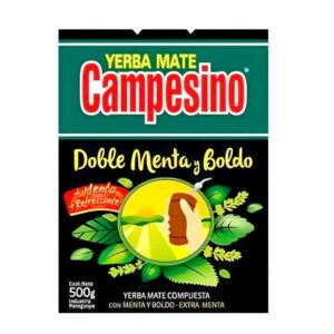 YERBA CAMPESINO DOBLE MENTA BOLDO 250GR