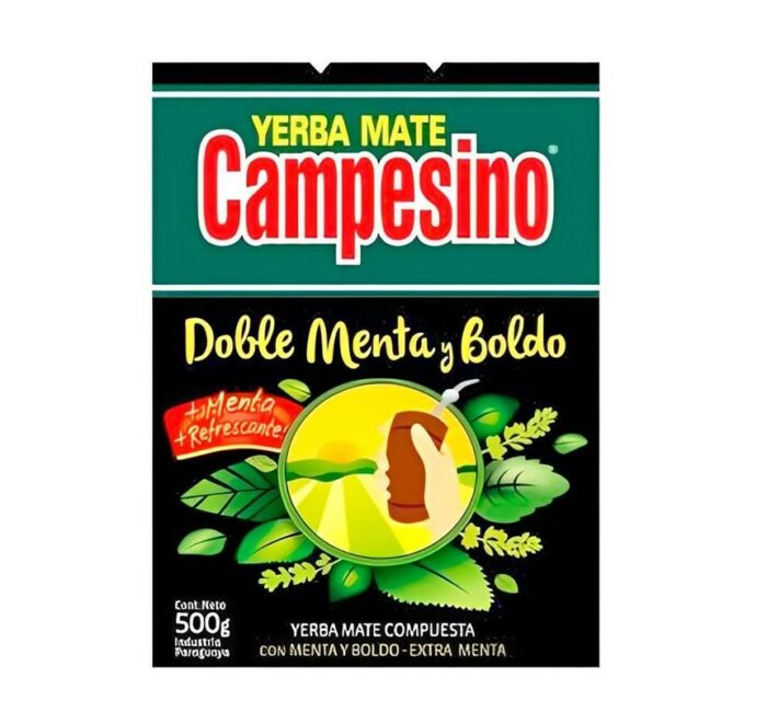 YERBA CAMPESINO DOBLE MENTA BOLDO 250GR