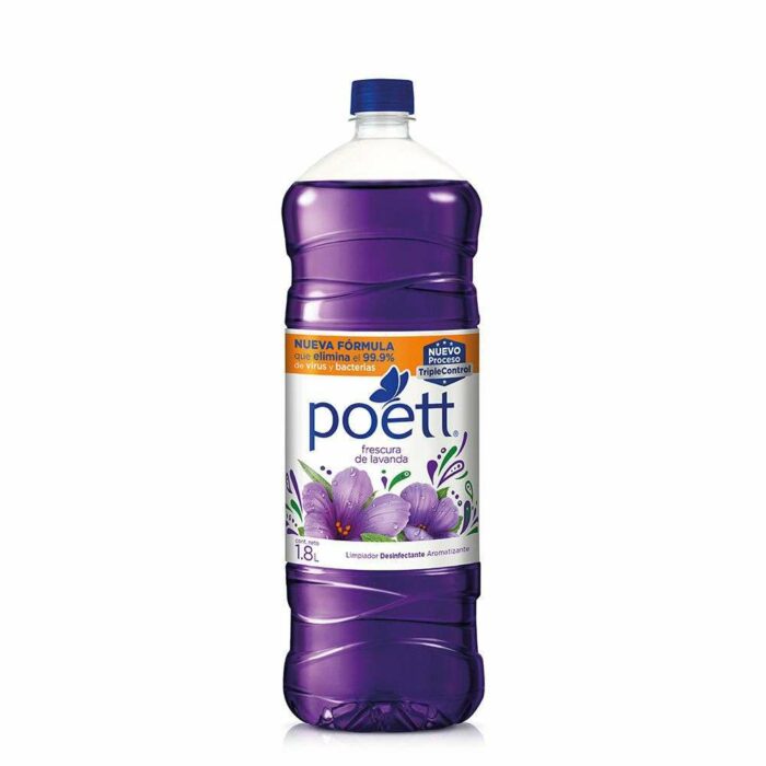 LIMPIADOR DESINFECTANTE FRESCURA DE LAVANDA POETT 900ML