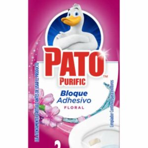 ADHESIVO P/ INODORO FLORAL PATO DE 8.2G C.U.