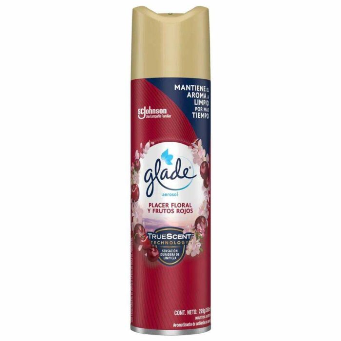 GLADE AEROSOL PLACER FLORAL Y FRUT. ROJOS 360ML