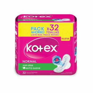 TOALLAS FEM. KOTEX NORMAL 32 UNIDADES