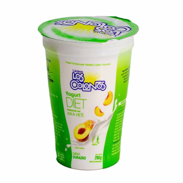 YOGHURT DIET. LOS COLONOS 200GR DURAZNO