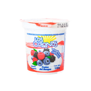YOGHURT LOS COLONOS FRUTOS DEL BOSQUE 140ML