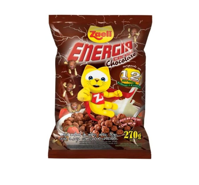 CEREAL ENERGIA CHOCOLATE ZAELI 270GR